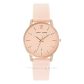 CHRIST VERRA CV 12425L-35 PEACH Peach Rosegold Silicone Strap